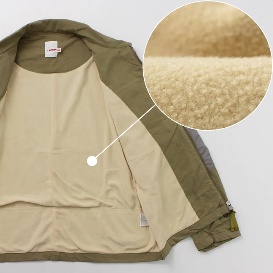 Jackets^DIP/DZT DIP/DZT / Combi stand collar blouson khaki