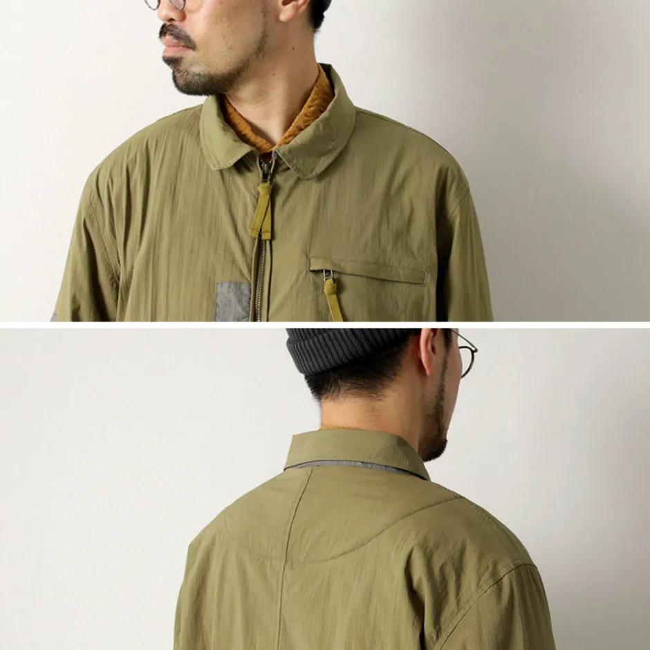Jackets^DIP/DZT DIP/DZT / Combi stand collar blouson khaki