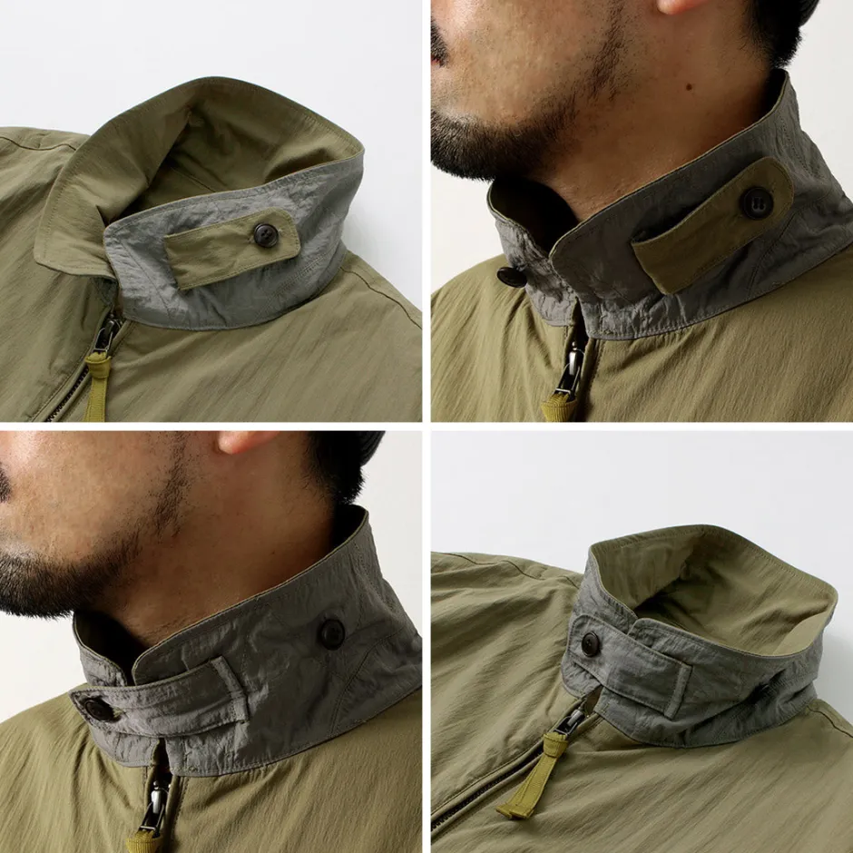 Jackets^DIP/DZT DIP/DZT / Combi stand collar blouson khaki
