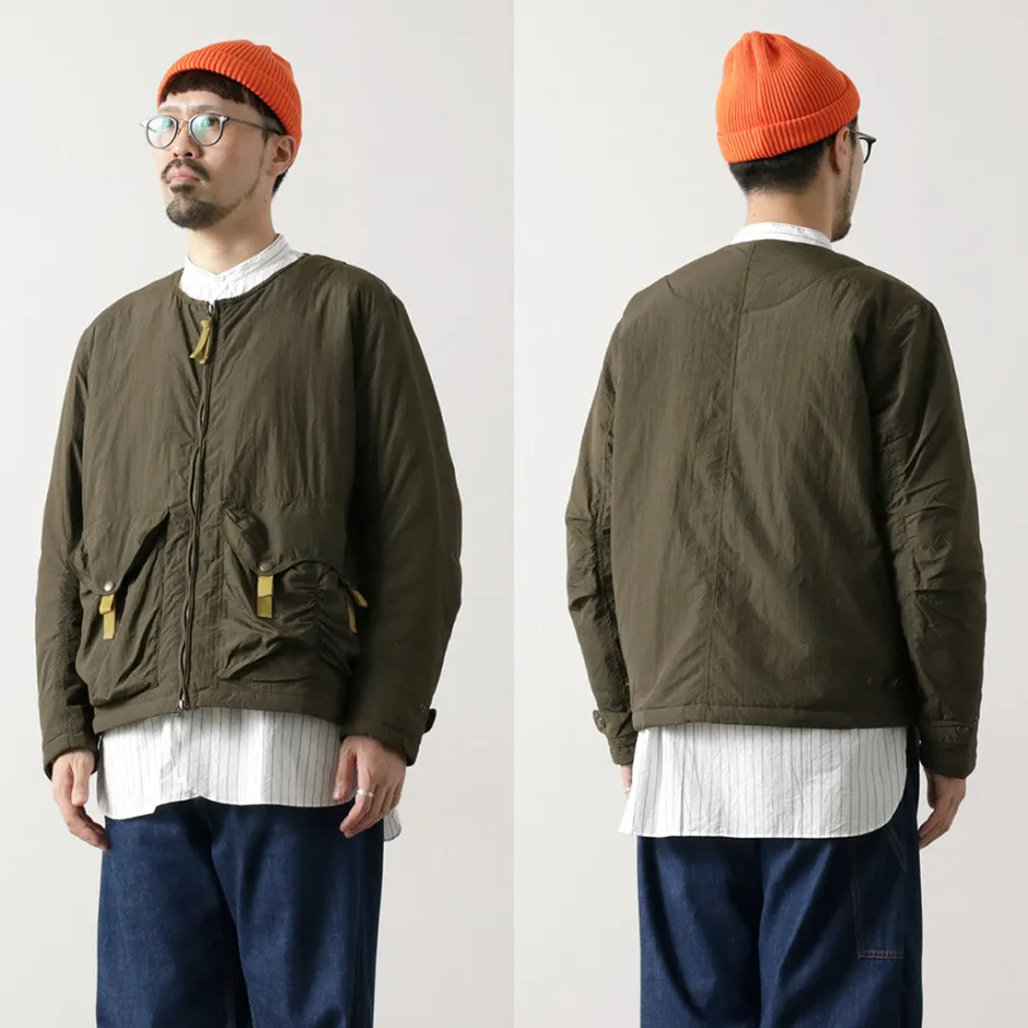 Jackets^DIP/DZT DIP/DZT / No-collar blouson olive