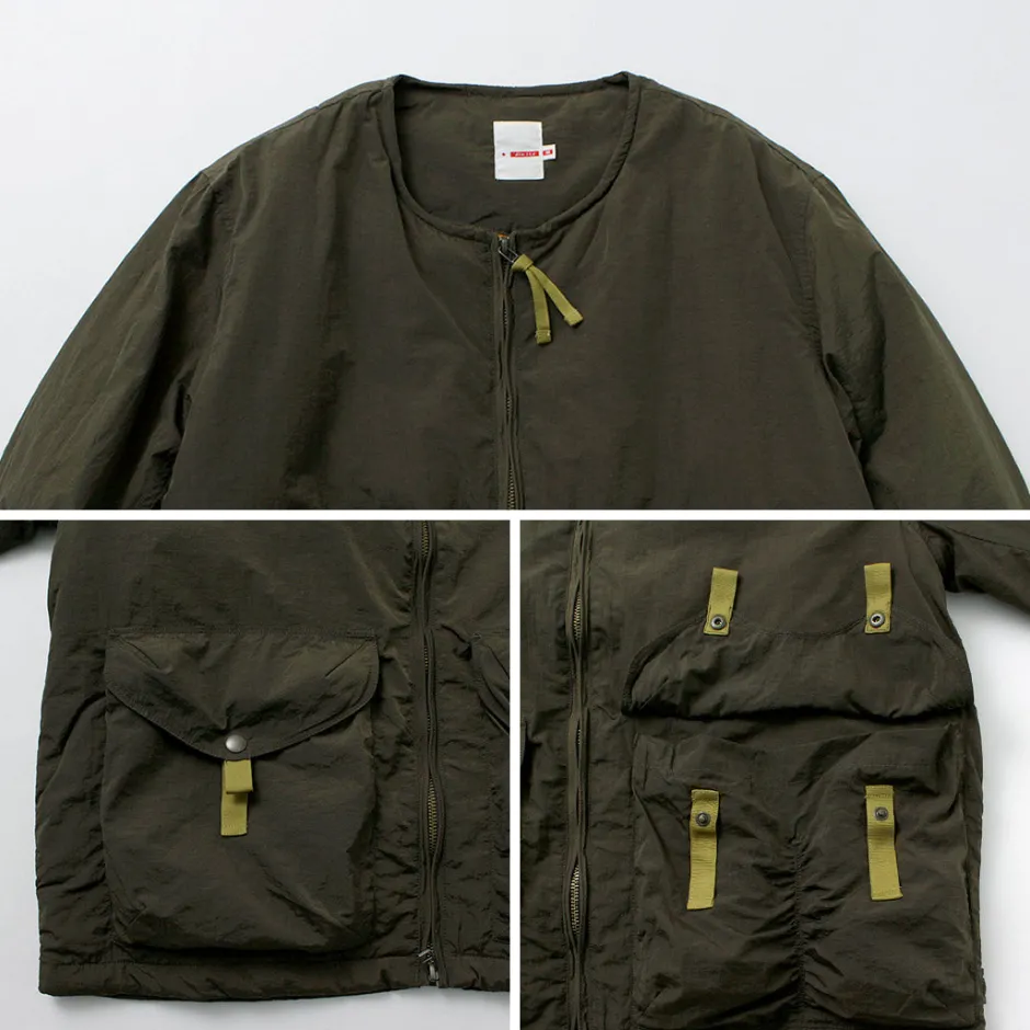 Jackets^DIP/DZT DIP/DZT / No-collar blouson olive