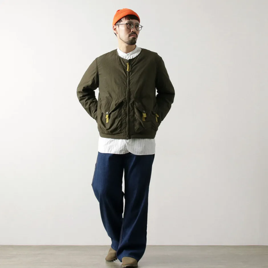 Jackets^DIP/DZT DIP/DZT / No-collar blouson olive