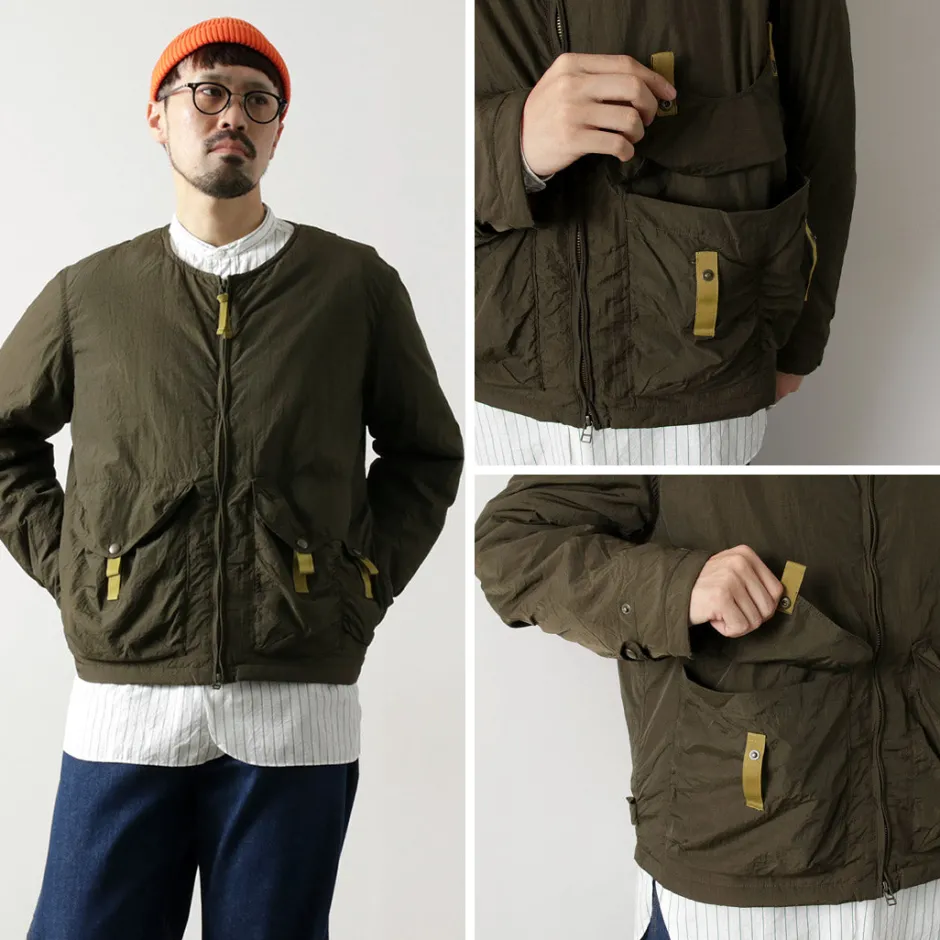 Jackets^DIP/DZT DIP/DZT / No-collar blouson olive