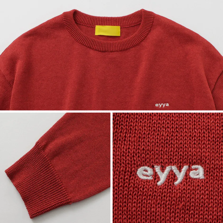 Knits^EYYA / Linen Crew Neck Summer Knit