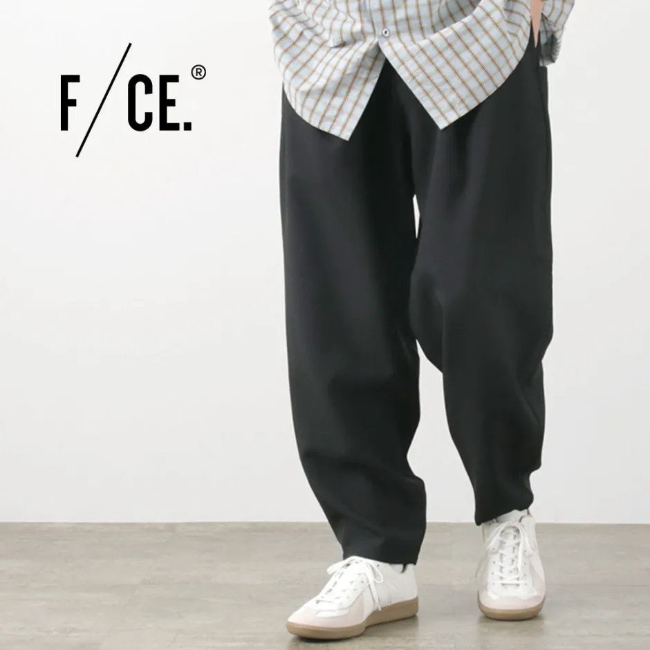 Trousers^F/CE. F/CE. / Lightweight balloon cropped pants black
