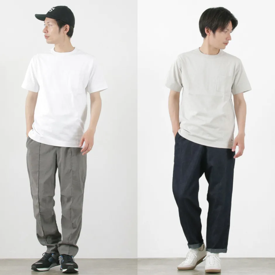 T-Shirts^FELCO × HEALTH KNIT / Crew Neck Pocket Tee