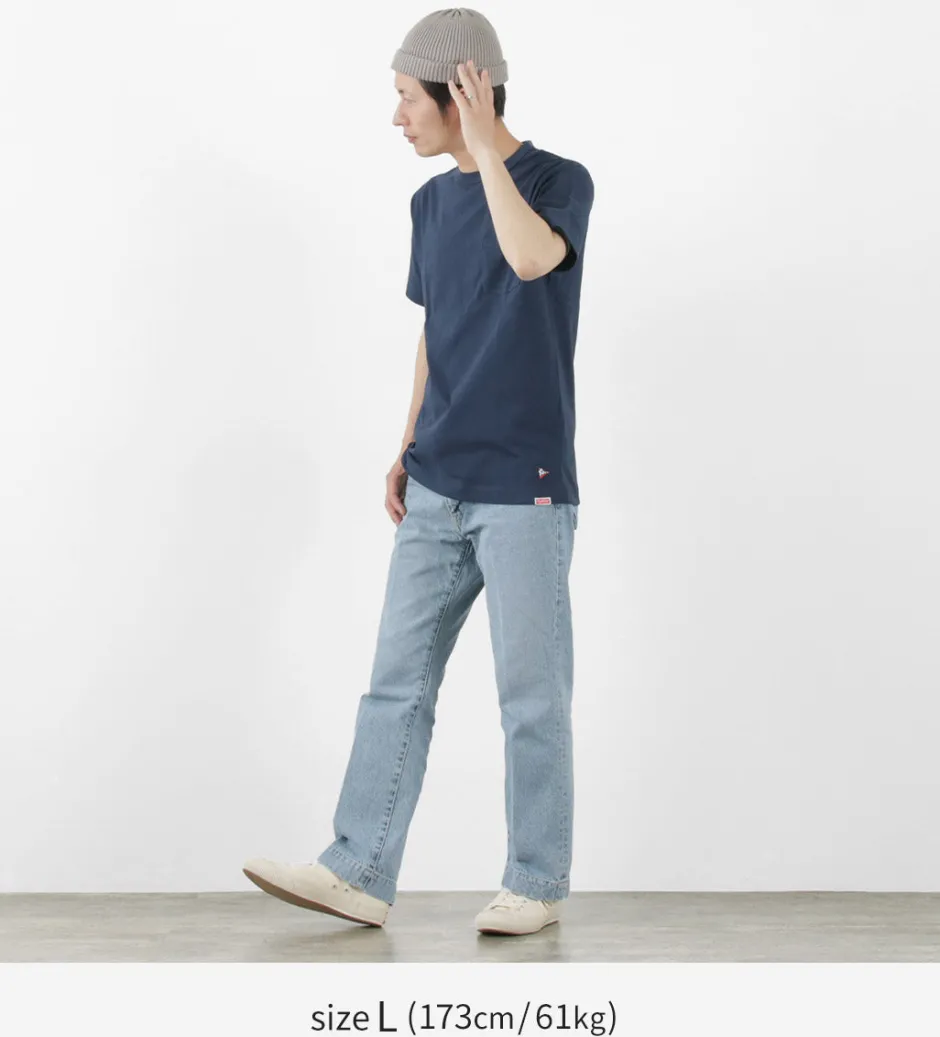 T-Shirts^FELCO × HEALTH KNIT / Crew Neck Pocket Tee