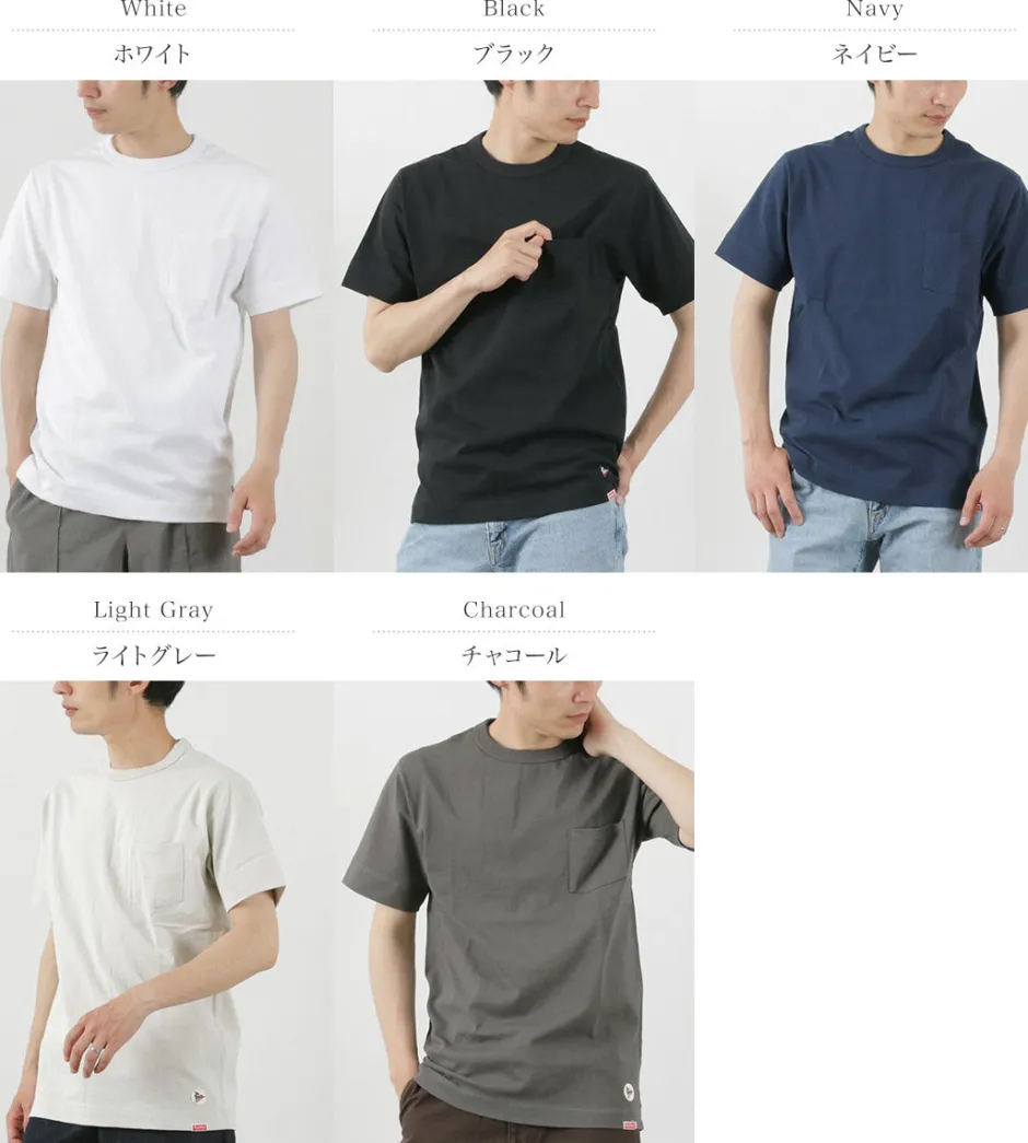 T-Shirts^FELCO × HEALTH KNIT / Crew Neck Pocket Tee
