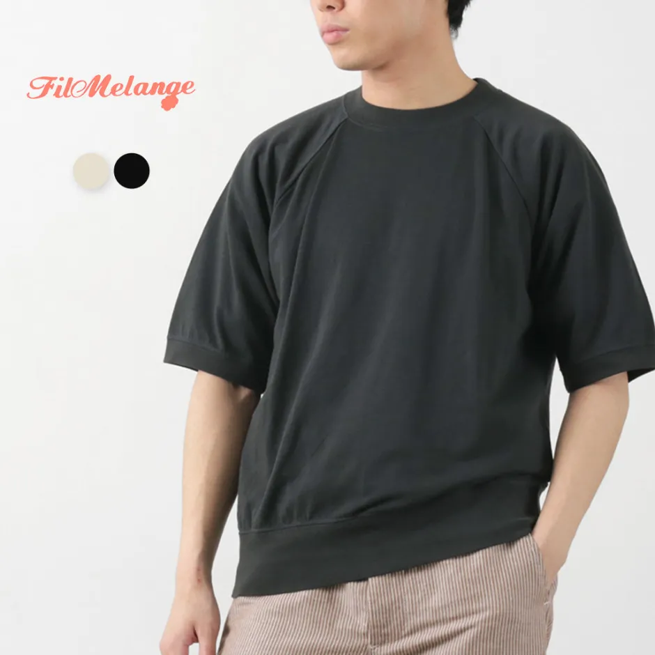 T-Shirts^FILMELANGE / Elmer Extra Mini-piled Short Sleeved Sweat Tee