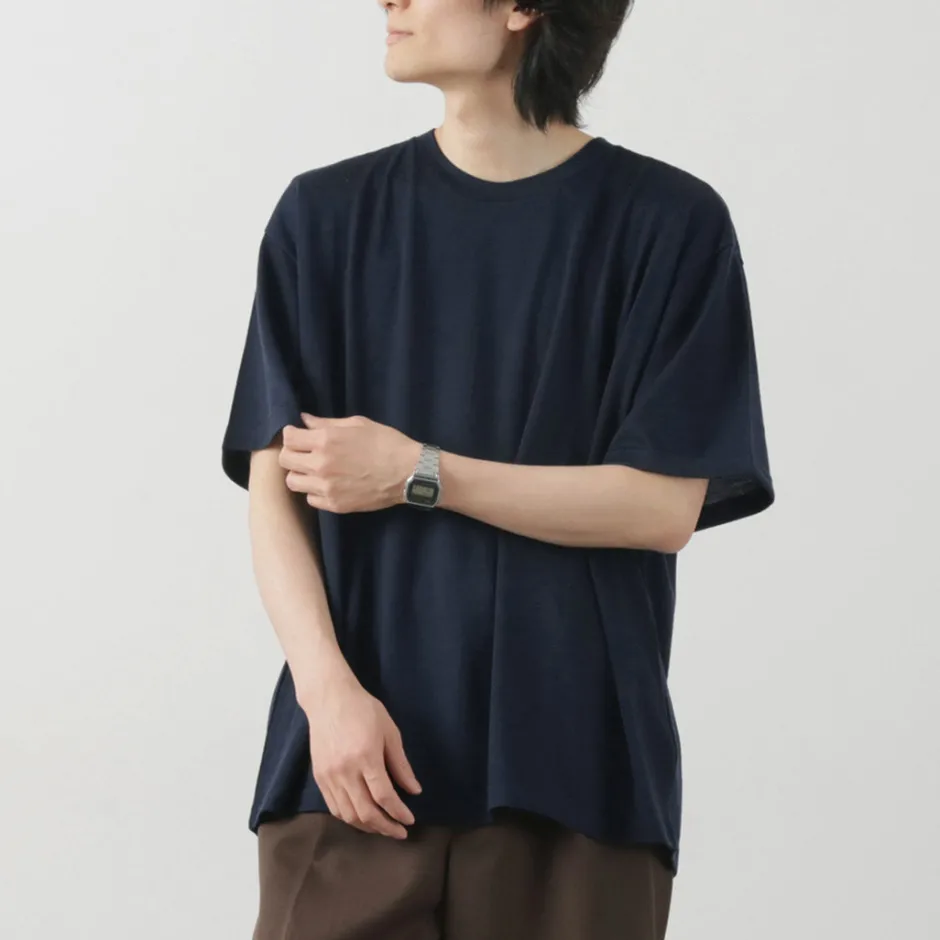 T-Shirts^FILMELANGE / Wolve New Zealand Merino Jersey Box T-Shirt