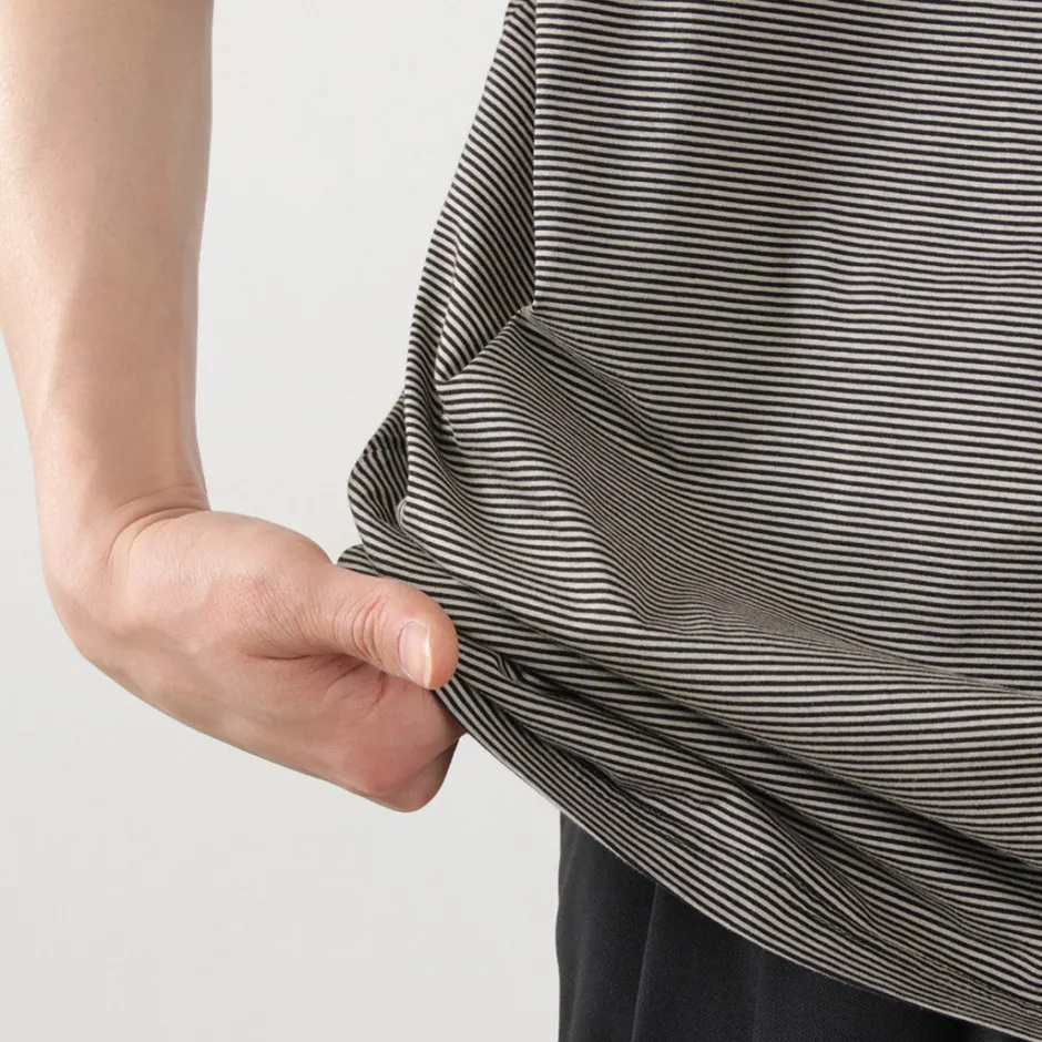 T-Shirts^FLISTFIA / Loose fit Striped crew neck T-shirt