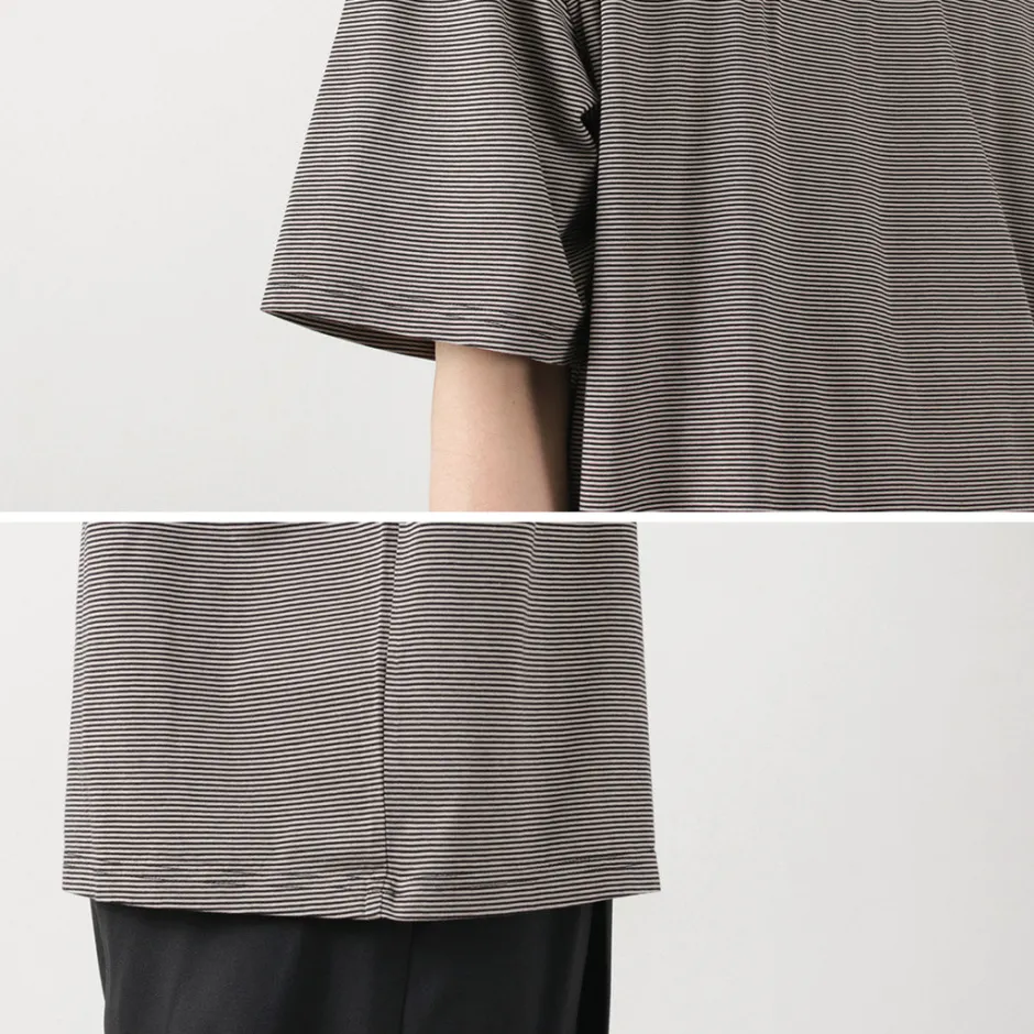 T-Shirts^FLISTFIA / Loose fit Striped crew neck T-shirt