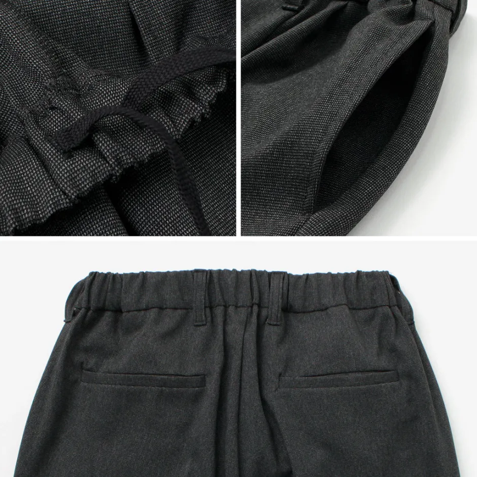 Trousers^FLISTFIA / Wool-like Tuck Wide Trouesrs