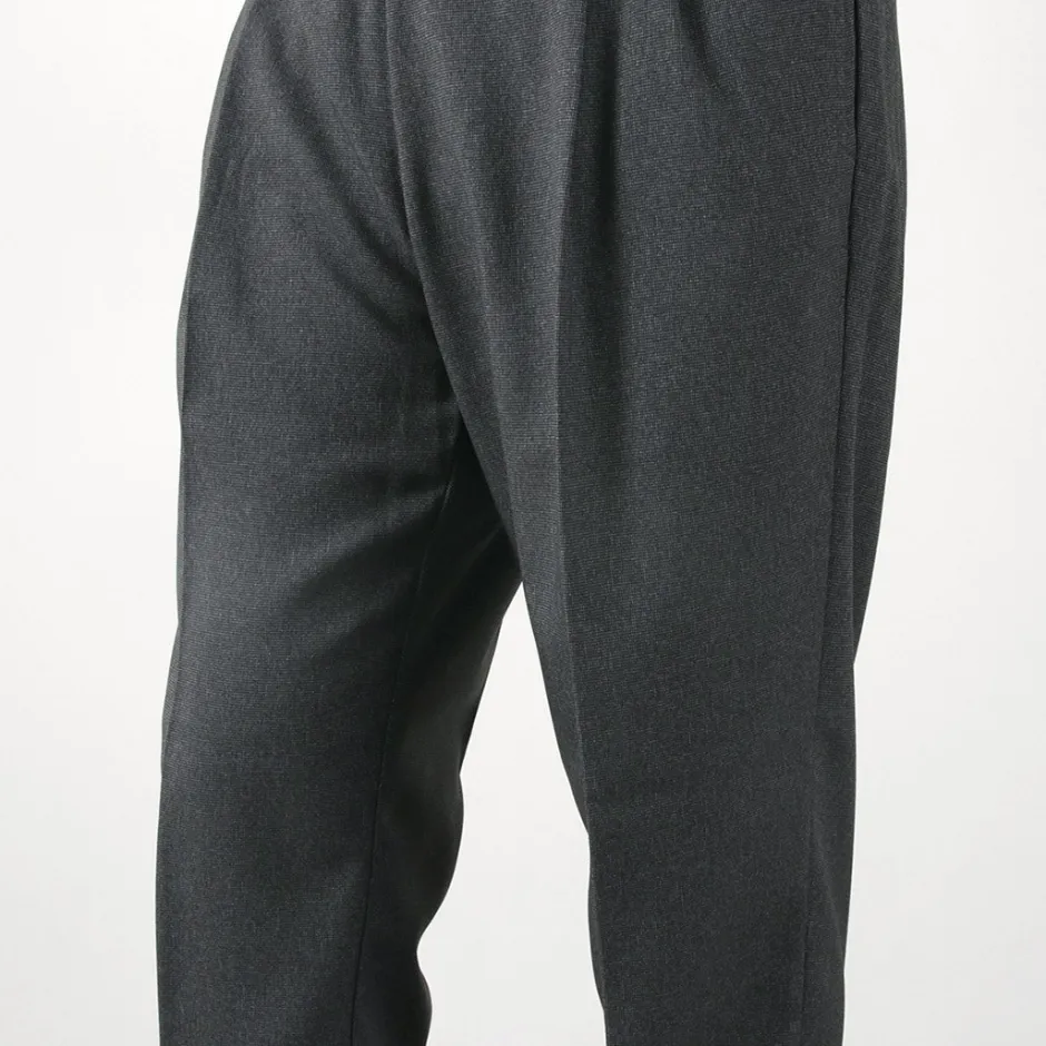 Trousers^FLISTFIA / Wool-like Tuck Wide Trouesrs