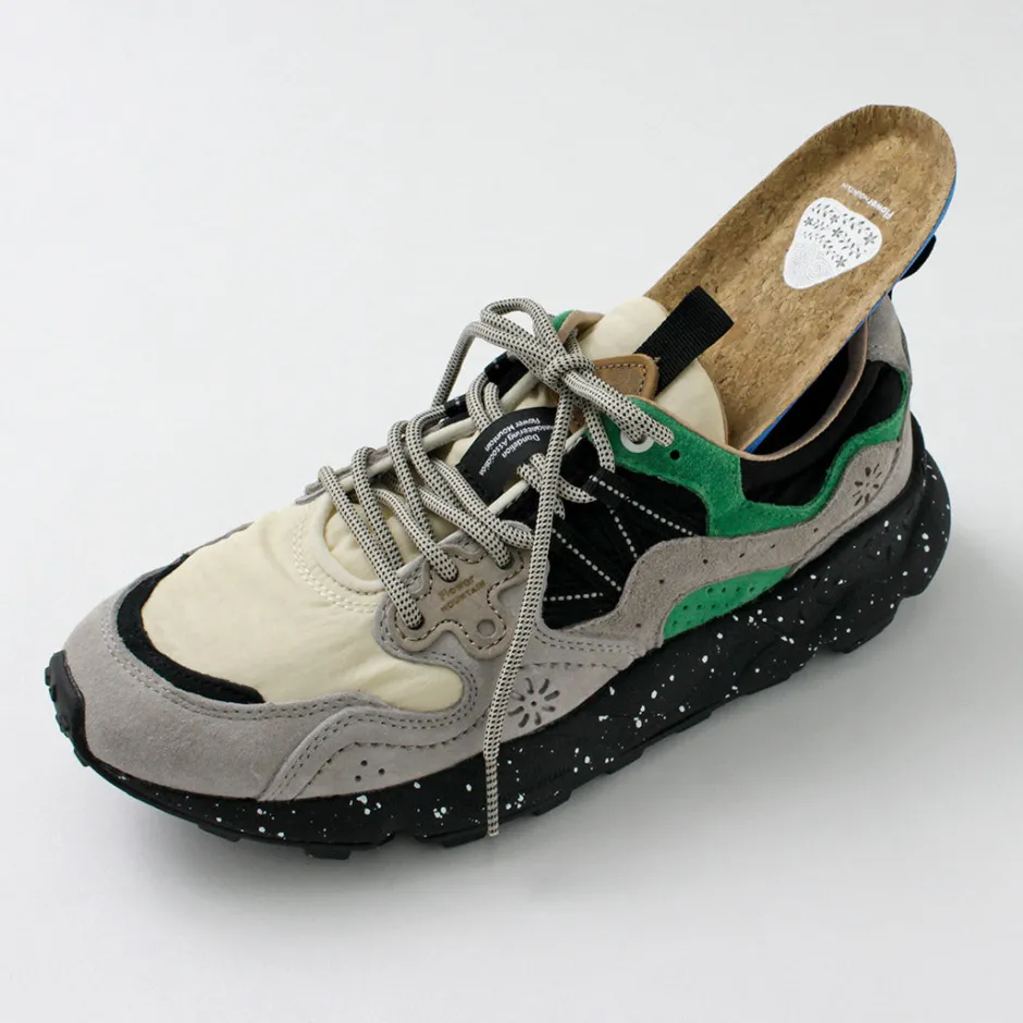 Sneakers^FLOWER MOUNTAIN / Yamano Three Pig Suede and Nylon Sneakers