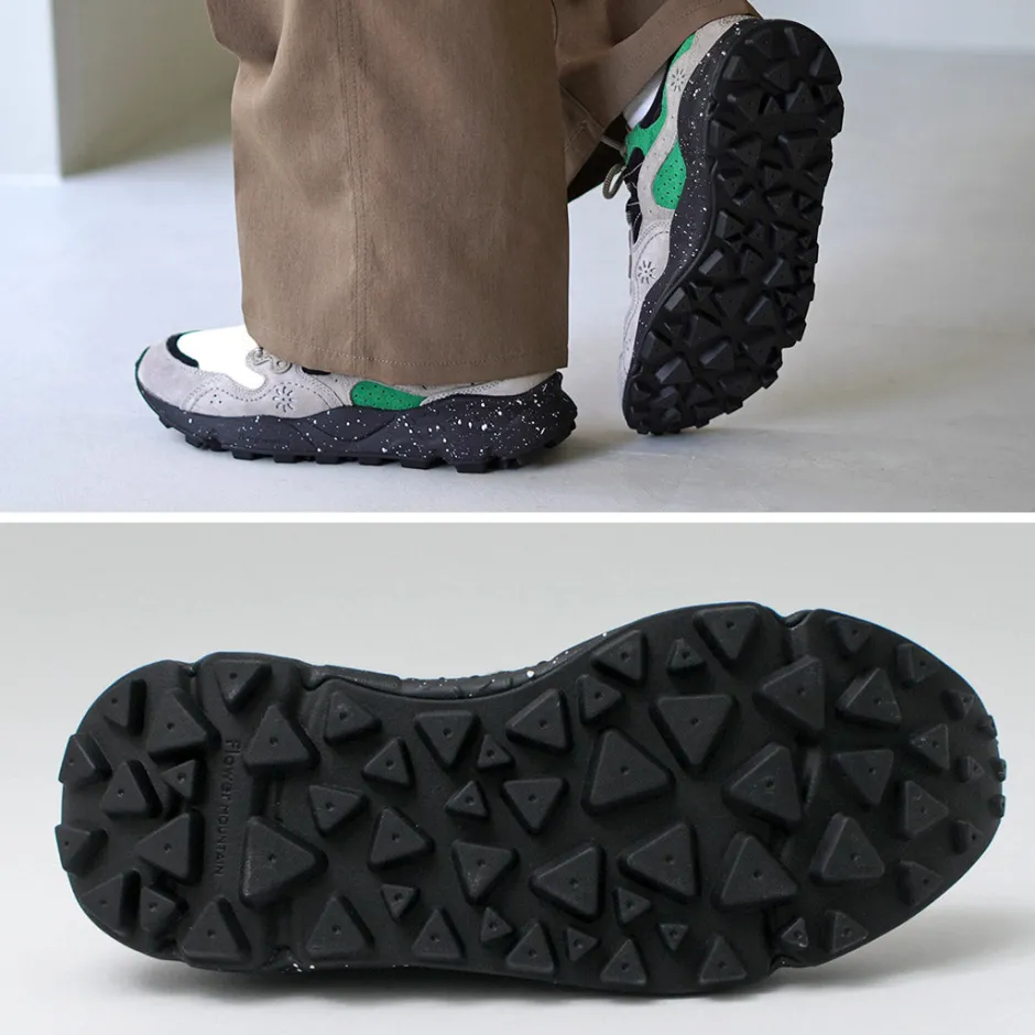 Sneakers^FLOWER MOUNTAIN / Yamano Three Pig Suede and Nylon Sneakers