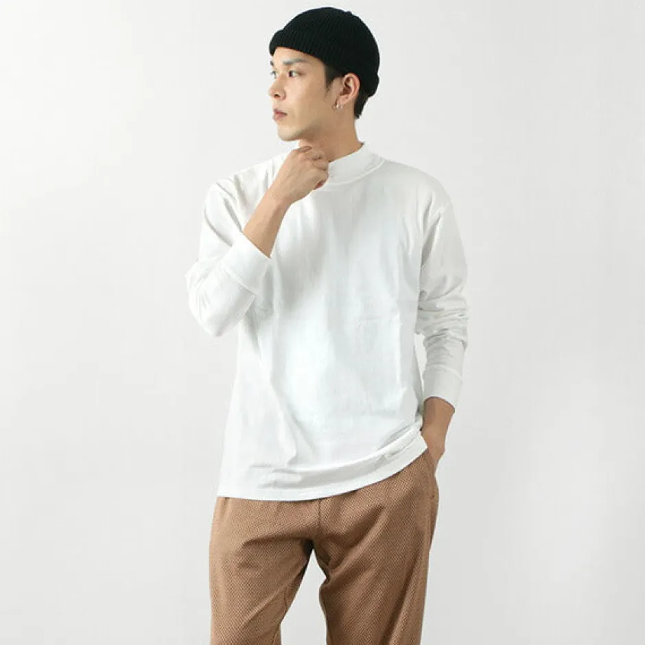 T-Shirts^FNOR / Mock Neck Long Sleeve T-Shirt