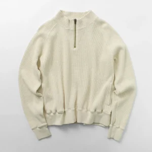 Sweatshirts^FNOR / Open-Ended Waffle Half-Zip Pullover