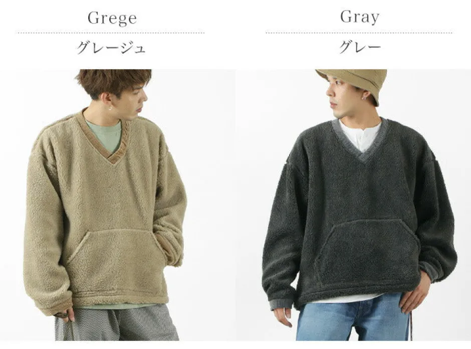 Sweatshirts^FNOR / V-Neck Boa Pullover