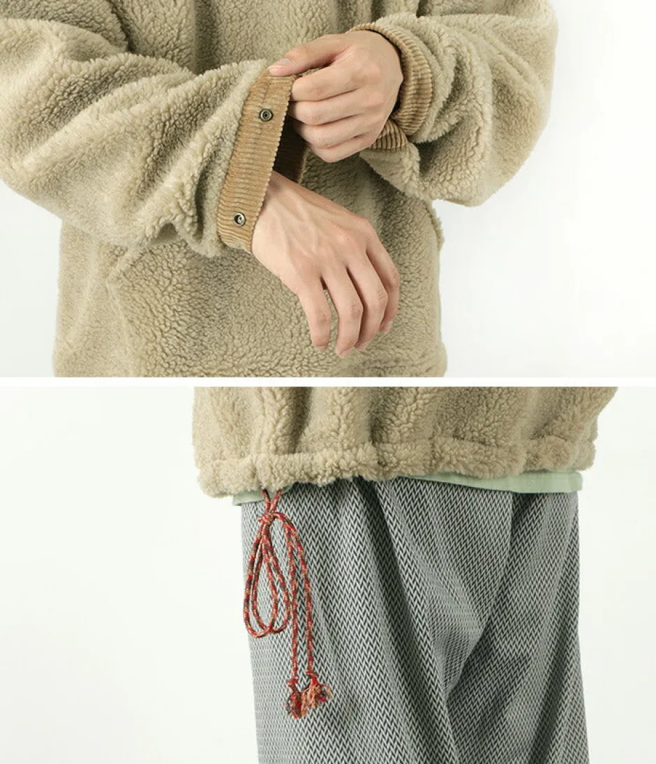 Sweatshirts^FNOR / V-Neck Boa Pullover