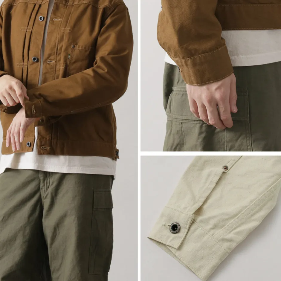Jackets^FOB FACTORY / F2445 Cotton duck jacket