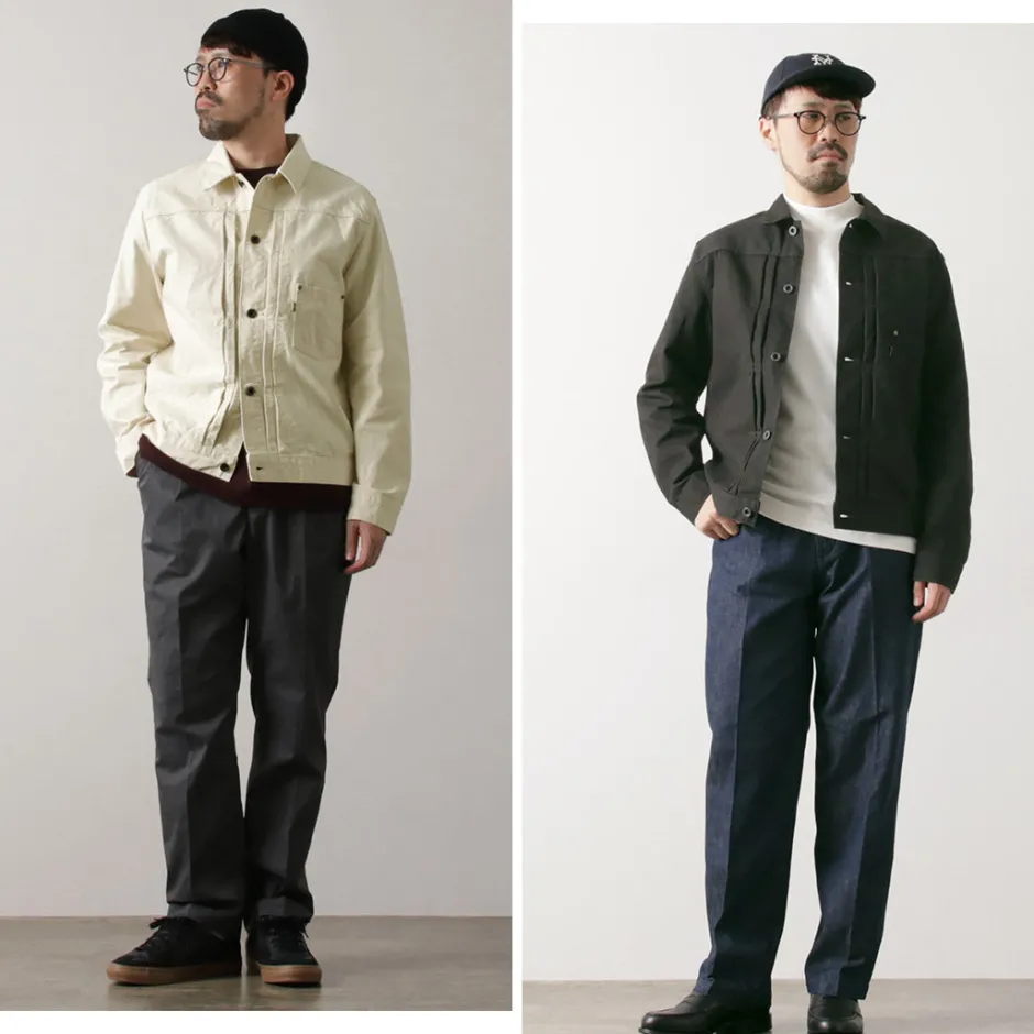 Jackets^FOB FACTORY / F2445 Cotton duck jacket