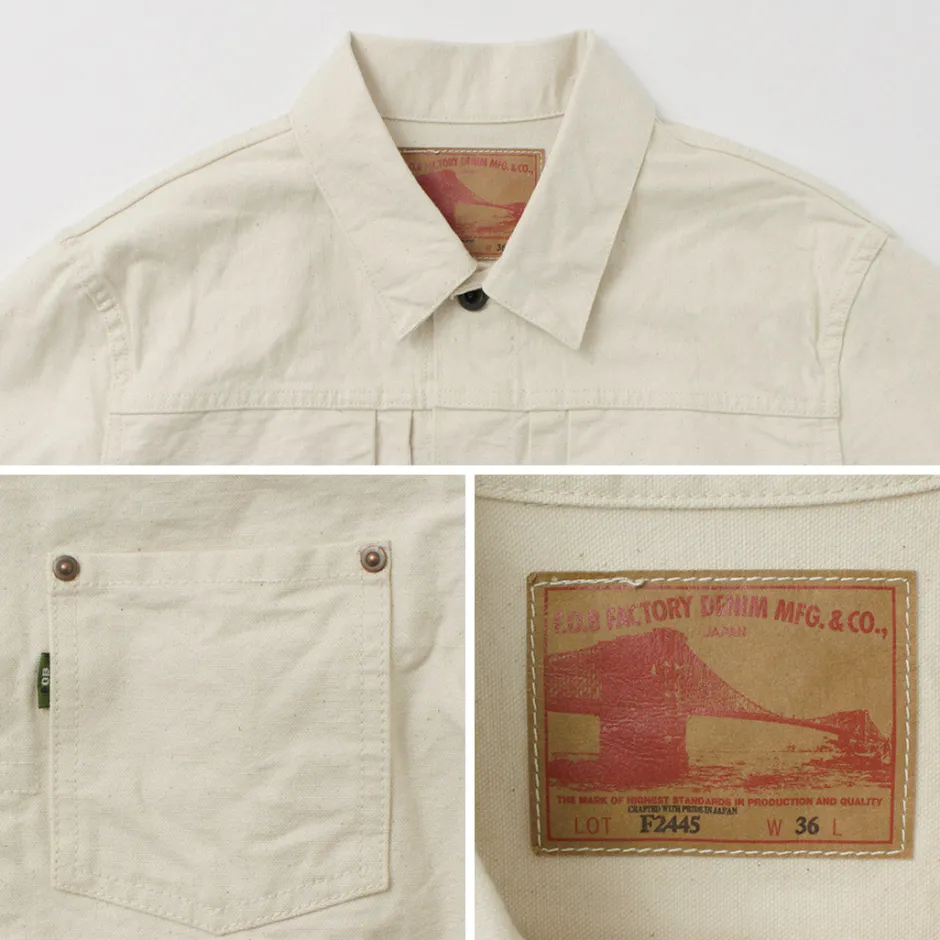 Jackets^FOB FACTORY / F2445 Cotton duck jacket