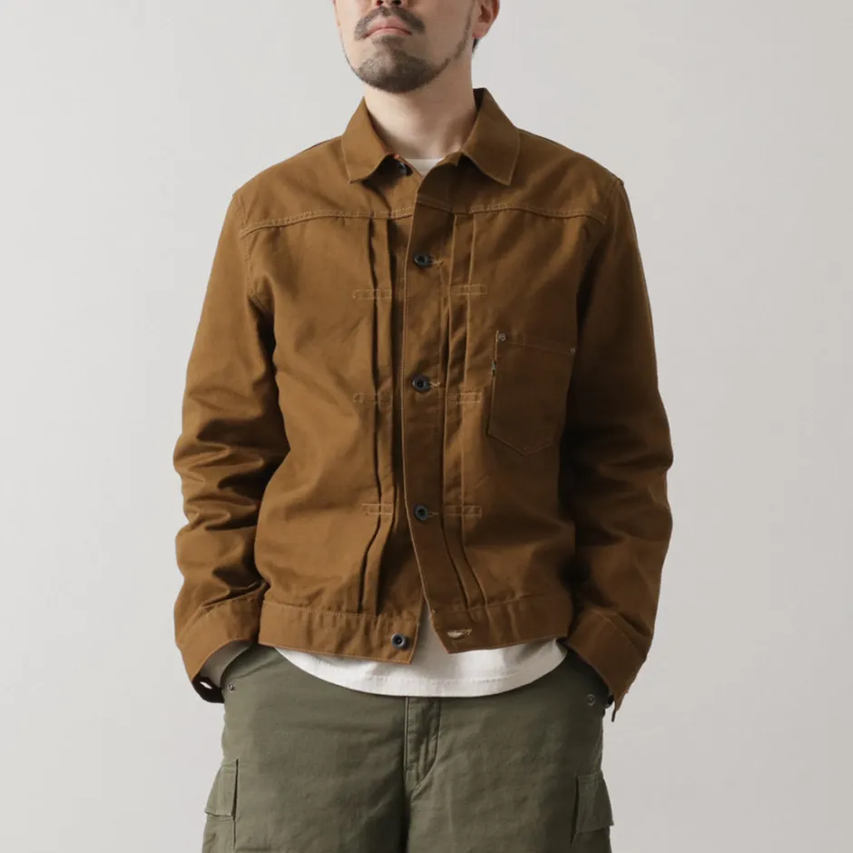 Jackets^FOB FACTORY / F2445 Cotton duck jacket