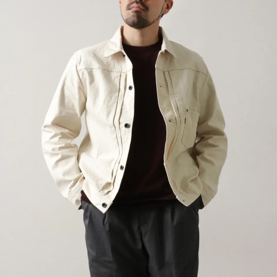 Jackets^FOB FACTORY / F2445 Cotton duck jacket
