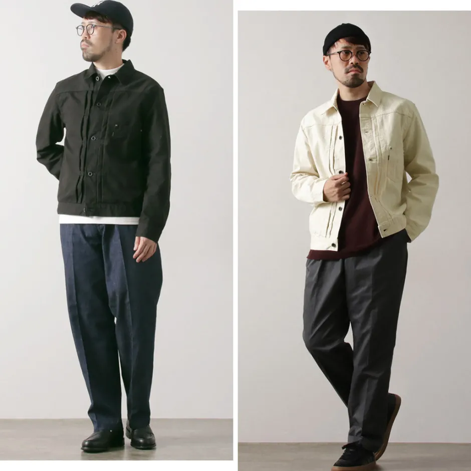 Jackets^FOB FACTORY / F2445 Cotton duck jacket