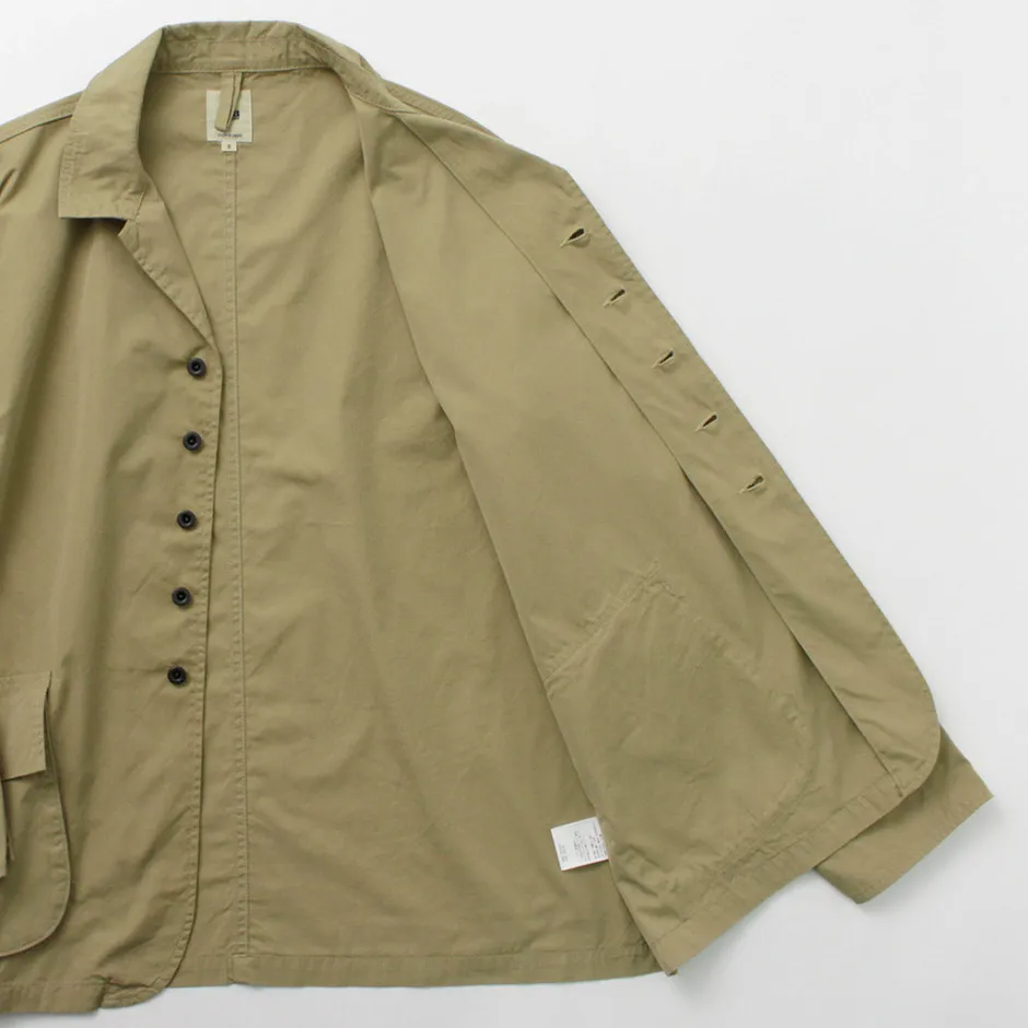 Jackets^FOB FACTORY / F2439 Cotton nylon packable field jacket
