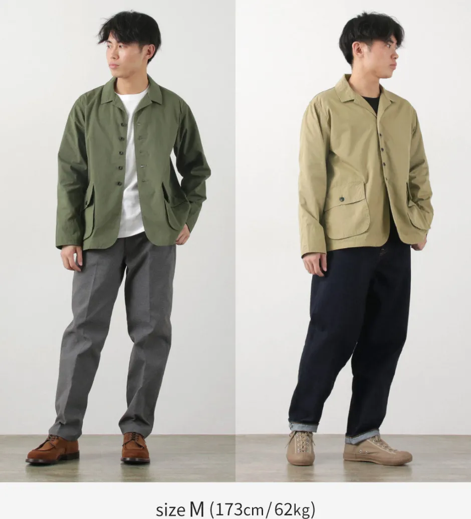 Jackets^FOB FACTORY / F2439 Cotton nylon packable field jacket