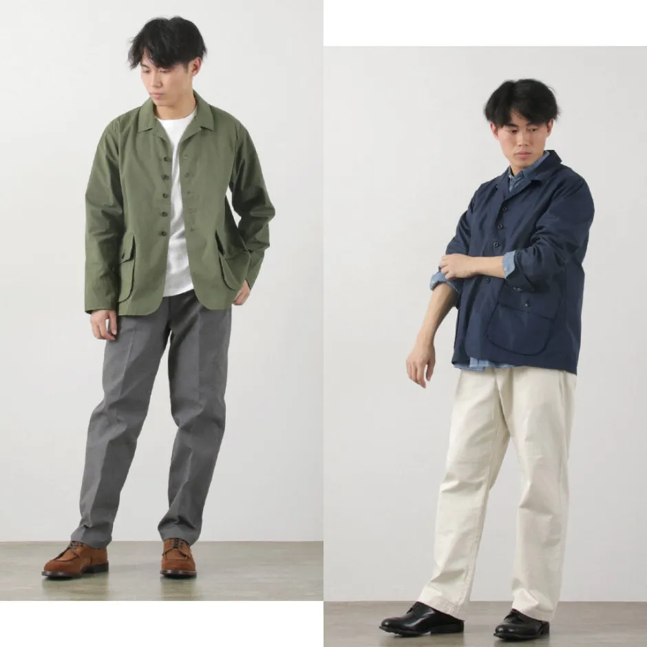 Jackets^FOB FACTORY / F2439 Cotton nylon packable field jacket
