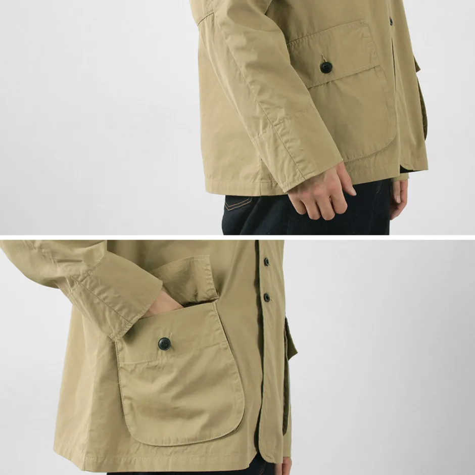 Jackets^FOB FACTORY / F2439 Cotton nylon packable field jacket