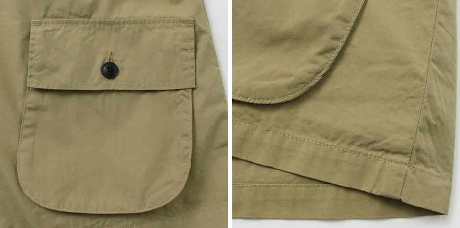 Jackets^FOB FACTORY / F2439 Cotton nylon packable field jacket