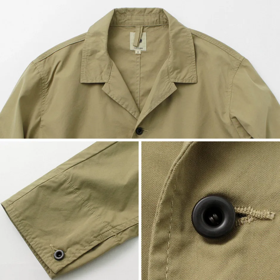 Jackets^FOB FACTORY / F2439 Cotton nylon packable field jacket