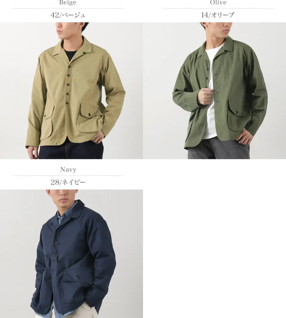 Jackets^FOB FACTORY / F2439 Cotton nylon packable field jacket
