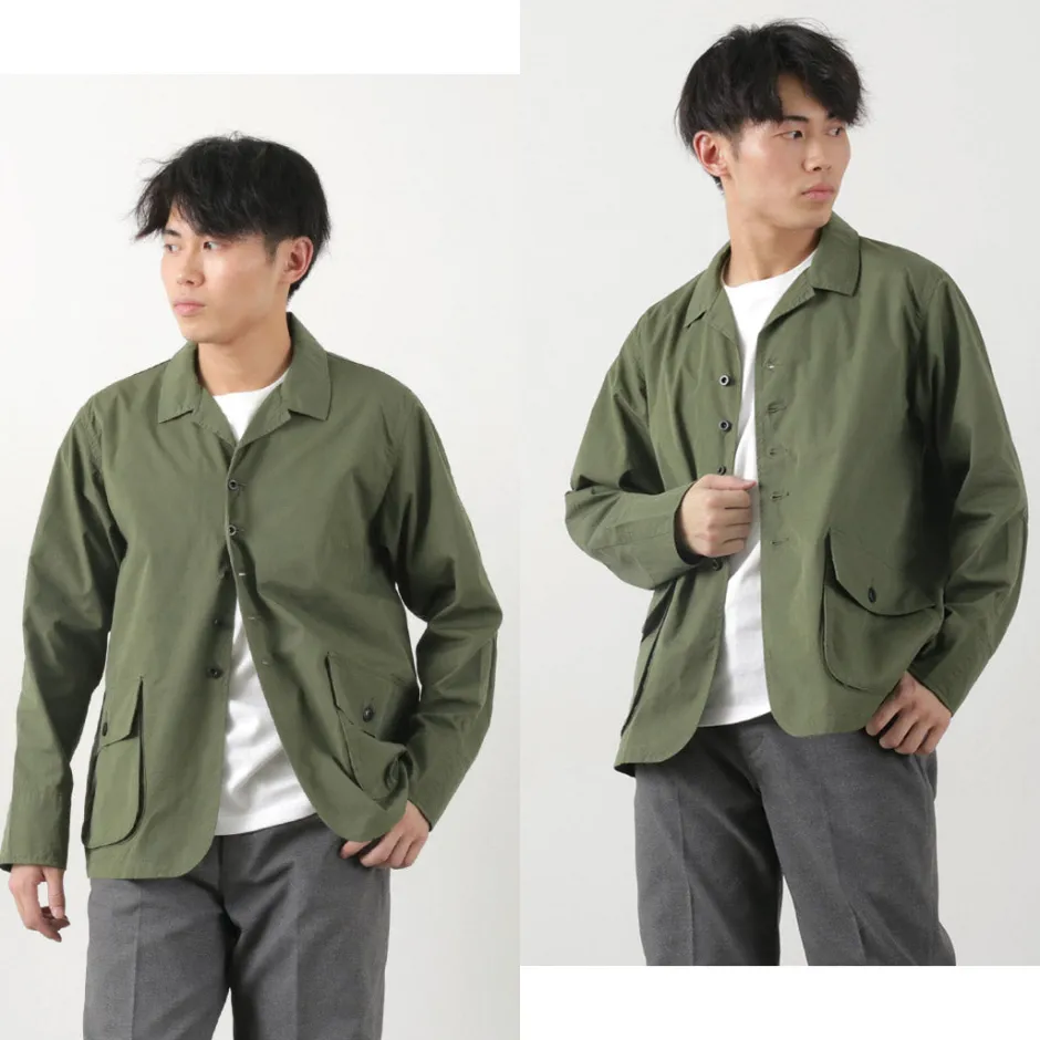Jackets^FOB FACTORY / F2439 Cotton nylon packable field jacket