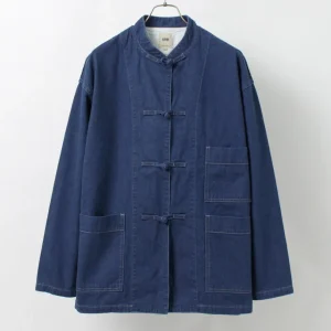 Jackets^FOB FACTORY / F2435 kung fu jacket denim