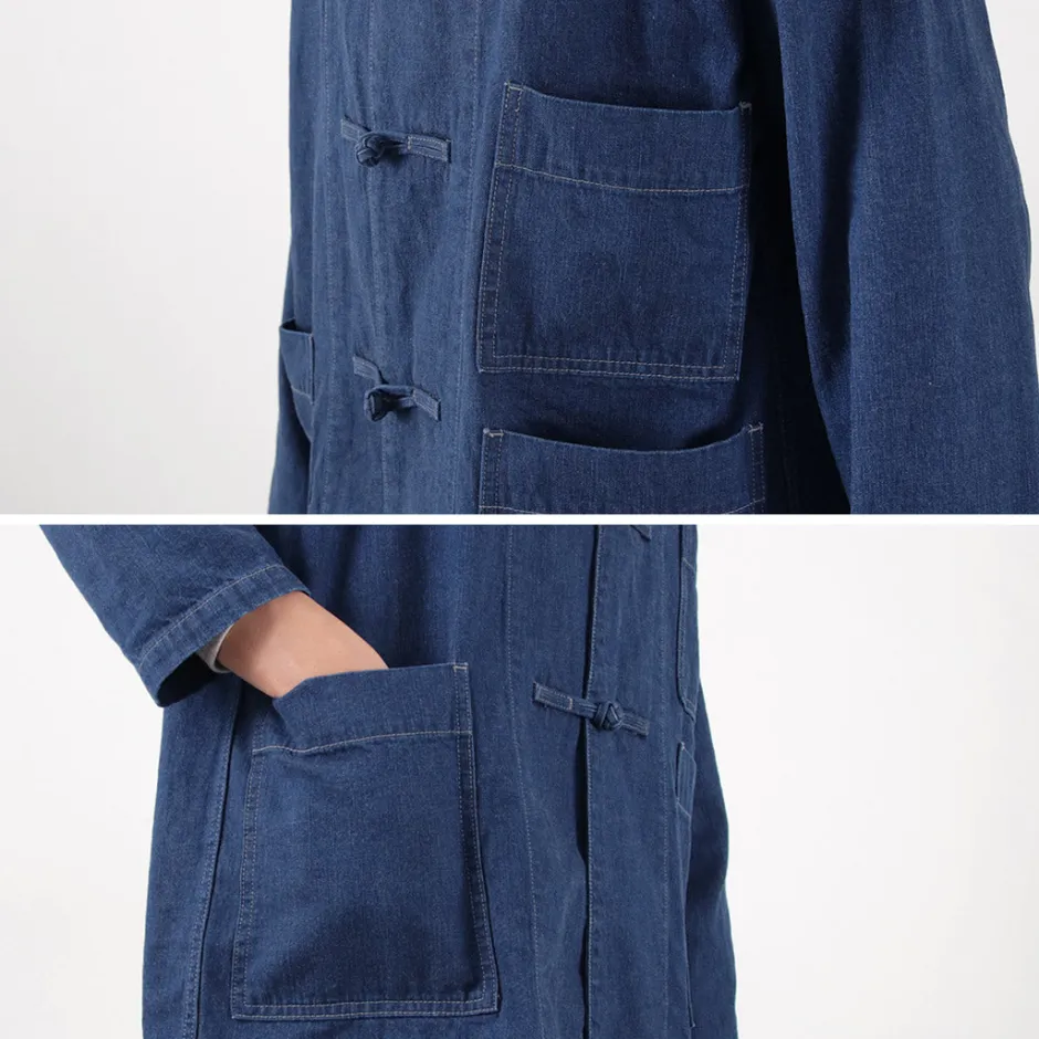 Jackets^FOB FACTORY / F2435 kung fu jacket denim