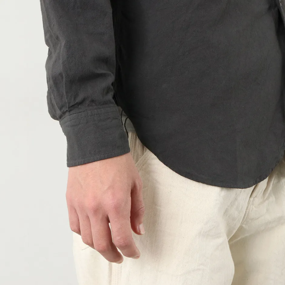 Shirts^FOB FACTORY / F3464 Dye band collar shirt