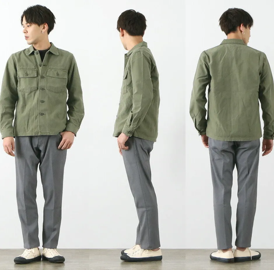 Jackets^FOB FACTORY / F2362 Fatigue jacket olive