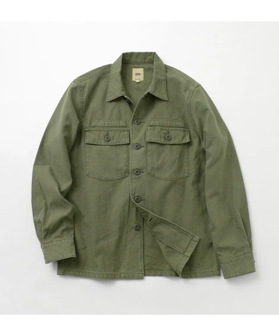 Jackets^FOB FACTORY / F2362 Fatigue jacket olive