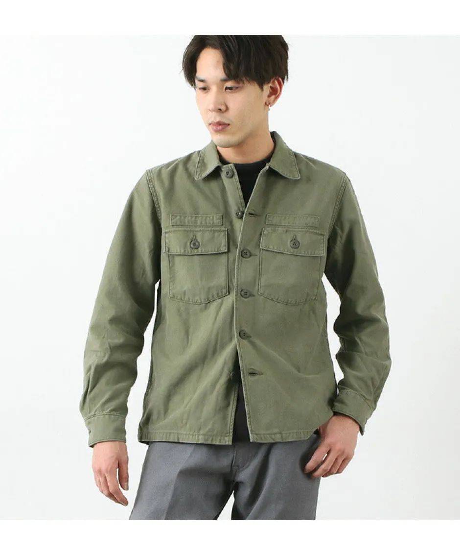 Jackets^FOB FACTORY / F2362 Fatigue jacket olive