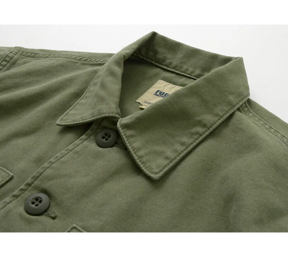 Jackets^FOB FACTORY / F2362 Fatigue jacket olive