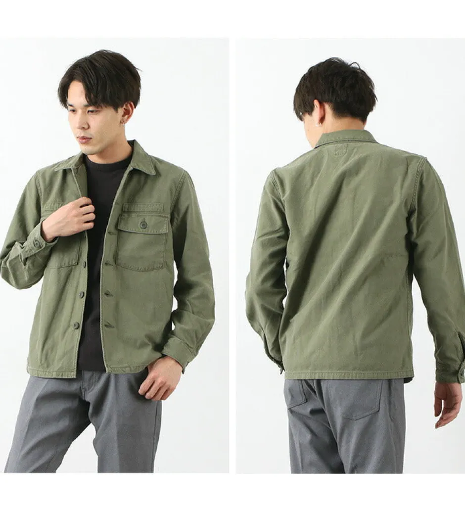 Jackets^FOB FACTORY / F2362 Fatigue jacket olive