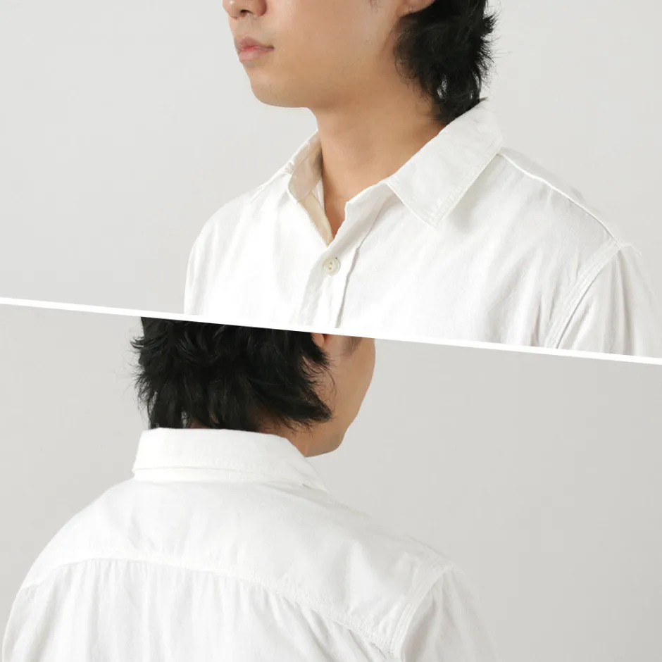 Shirts^FOB FACTORY / F3496 Ox work shirt white
