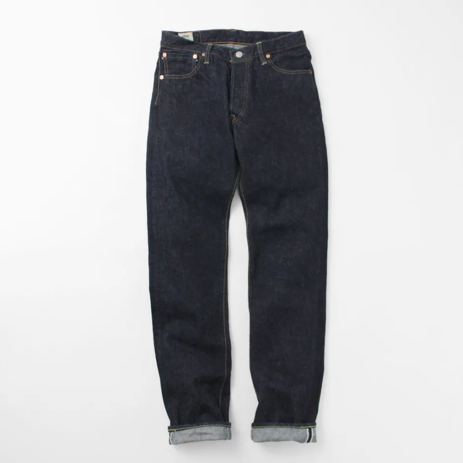 Jeans^FOB FACTORY / F151-23 5P selvage jeans one-wash