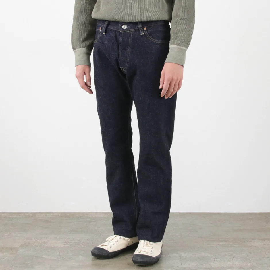 Jeans^FOB FACTORY / F151-23 5P selvage jeans one-wash