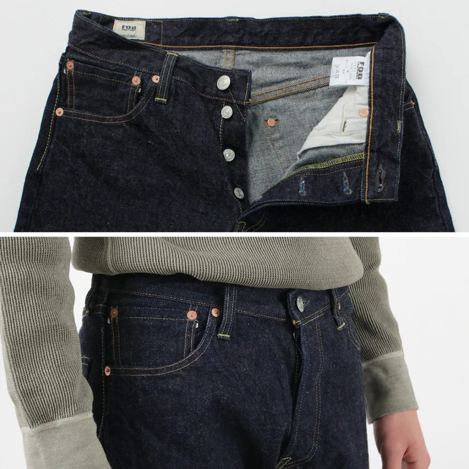 Jeans^FOB FACTORY / F151-23 5P selvage jeans one-wash